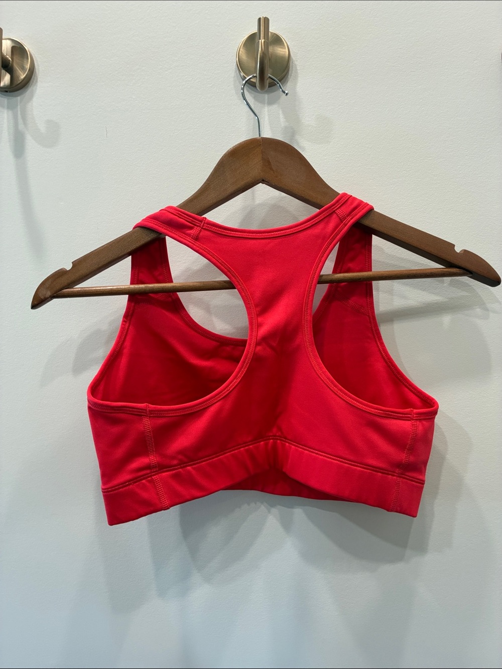 Neon Red Nike Pro Sports Bra - Picture 3 of 3